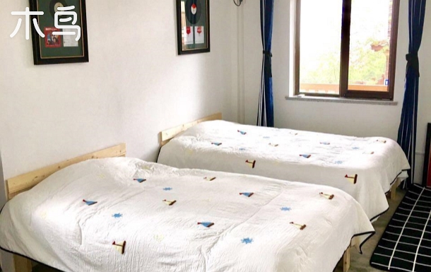 北戴河紫云轩嘉府 双床房跨阳台观海房-秦皇岛北戴河区日租-木鸟民宿