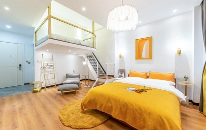 花筑」闺蜜房,轻奢两床步行1分钟达步行街 整租