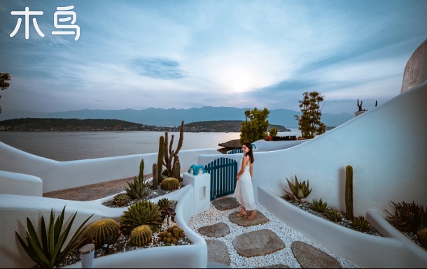大理 洱海 拍照 摄影美宿 圣托里尼理想邦━网红打卡地 lotf海景花园