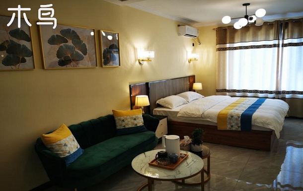 悦居2(长治路亲贤街茂业附近舒适大床房)-太原小店区日租-木鸟民宿